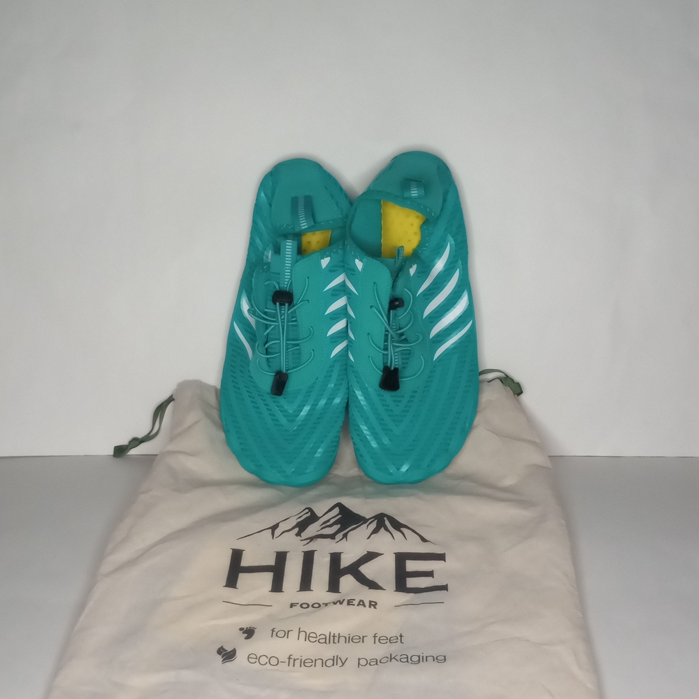 Teal Hiking Shoes with White Details